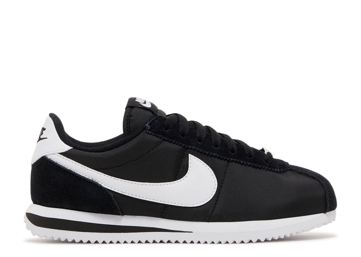 Nike Cortez Nylon Black White (9868334694727)