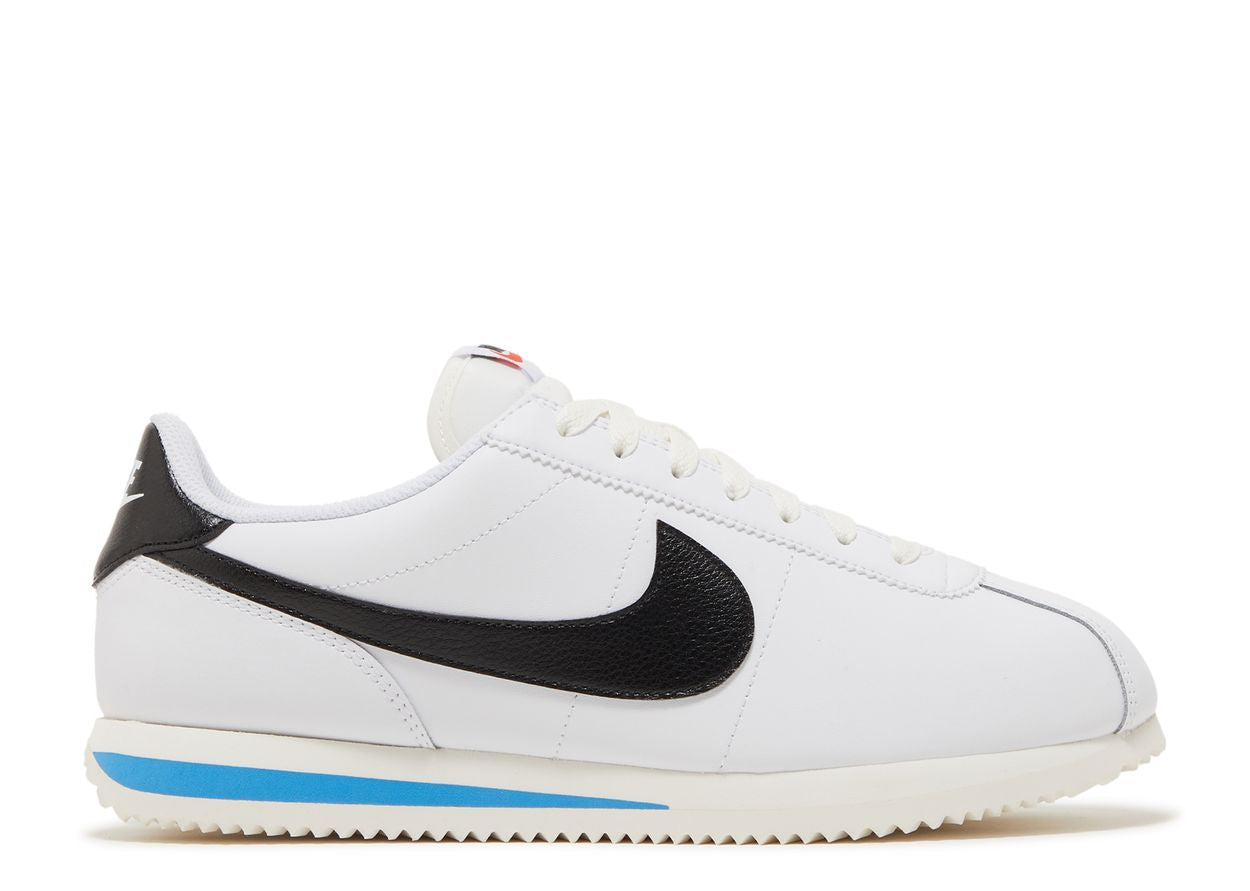 Nike Cortez White Black Light Photo Blue (9865051472199)