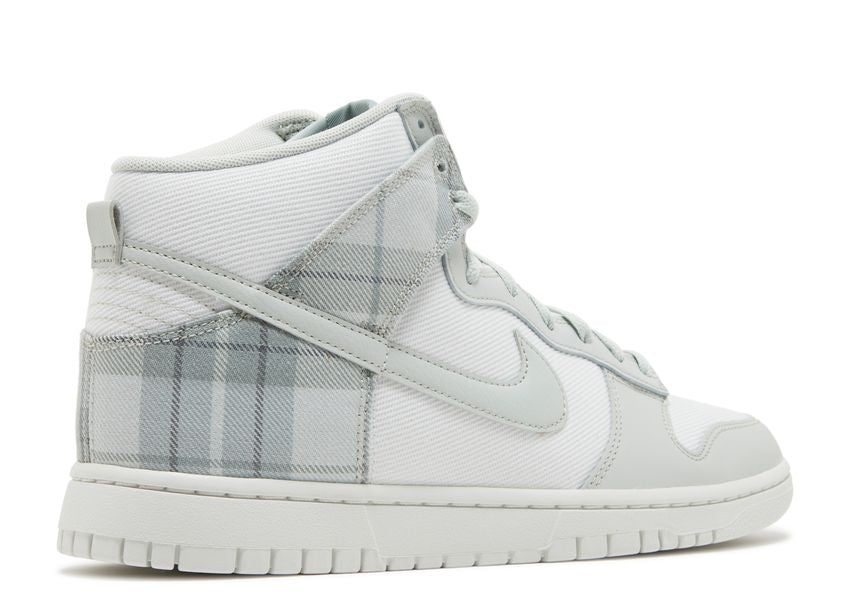 Nike Dunk High SE Tartan Plaid White Light Green (9865027682631)