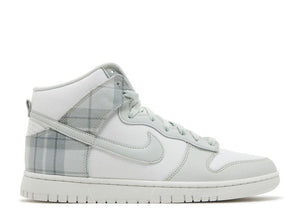 Nike Dunk High SE Tartan Plaid White Light Green (9865027682631)