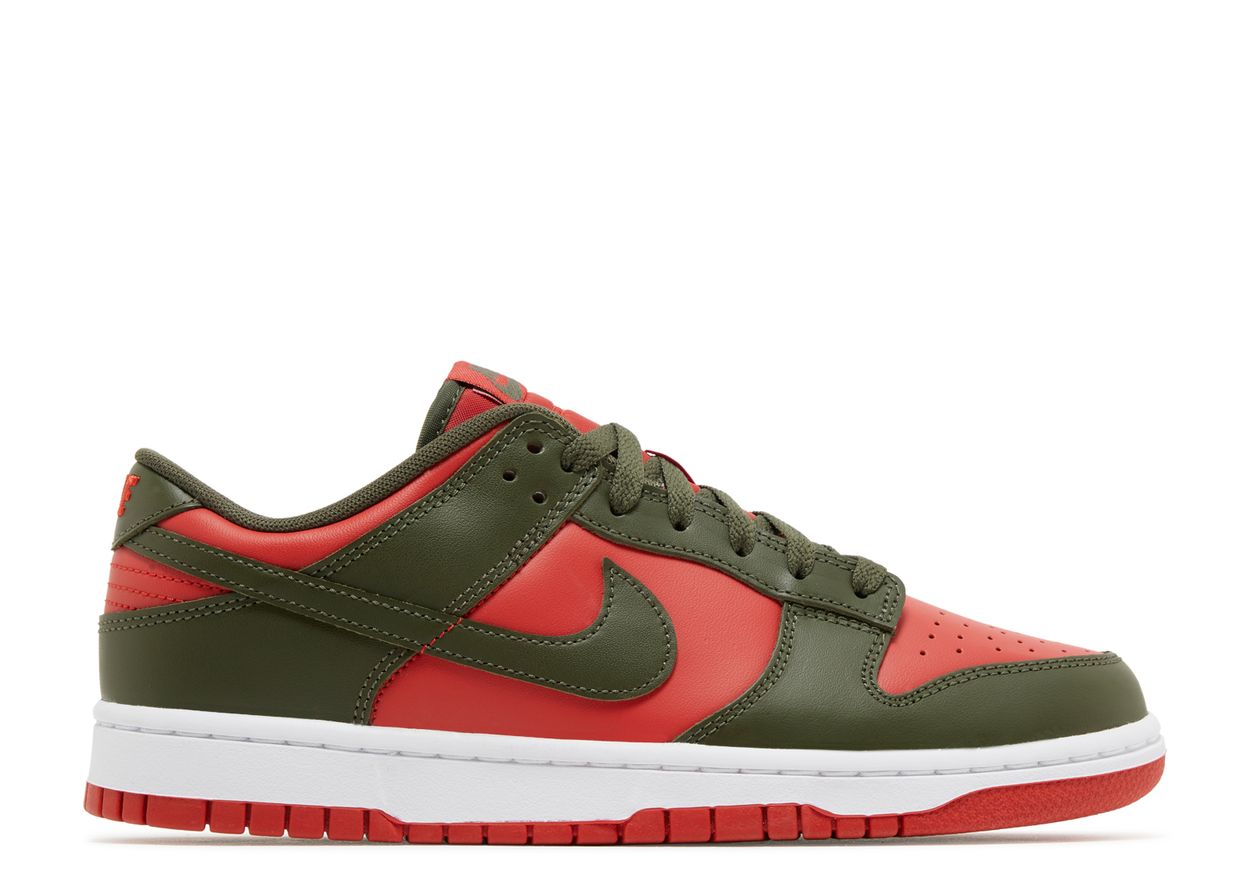 Nike Dunk Low Mystic Red Cargo Khaki (9865068806471)