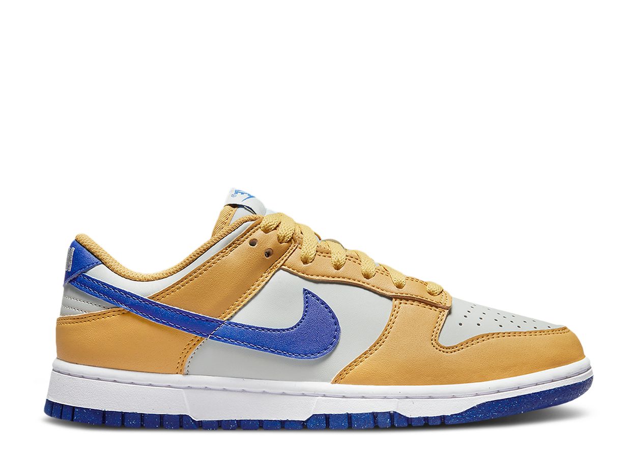 Nike Dunk Low Next Nature Wheat Gold Royal (9865094267207)