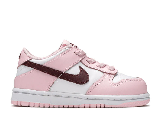 Nike Dunk Low Pink Red White (TD) (9864837431623)