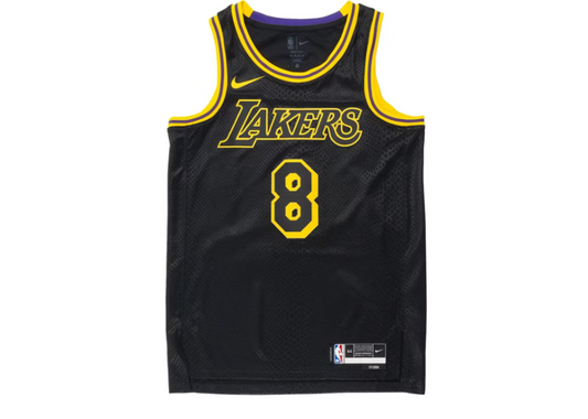 Nike Kobe Mamba Mentality Los Angeles Lakers City Edition Swingman Jersey Black (9865146892615)