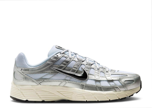 Nike P-6000 White Metallic Silver Flat Silver Black (10224383459655)