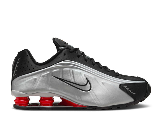 Nike Shox R4 Black Metallic Silver (9916775924039)