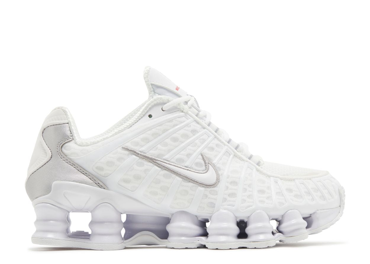 Nike Shox TL White Metallic Silver (9864900444487)