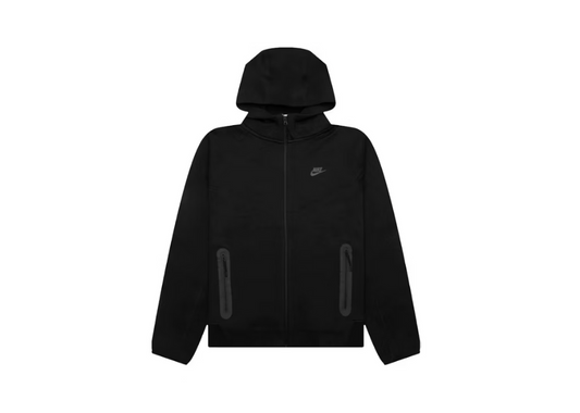 Nike Sportswear Tech Fleece Windrunner Full-Zip Hoodie Black/Black (10224387653959)