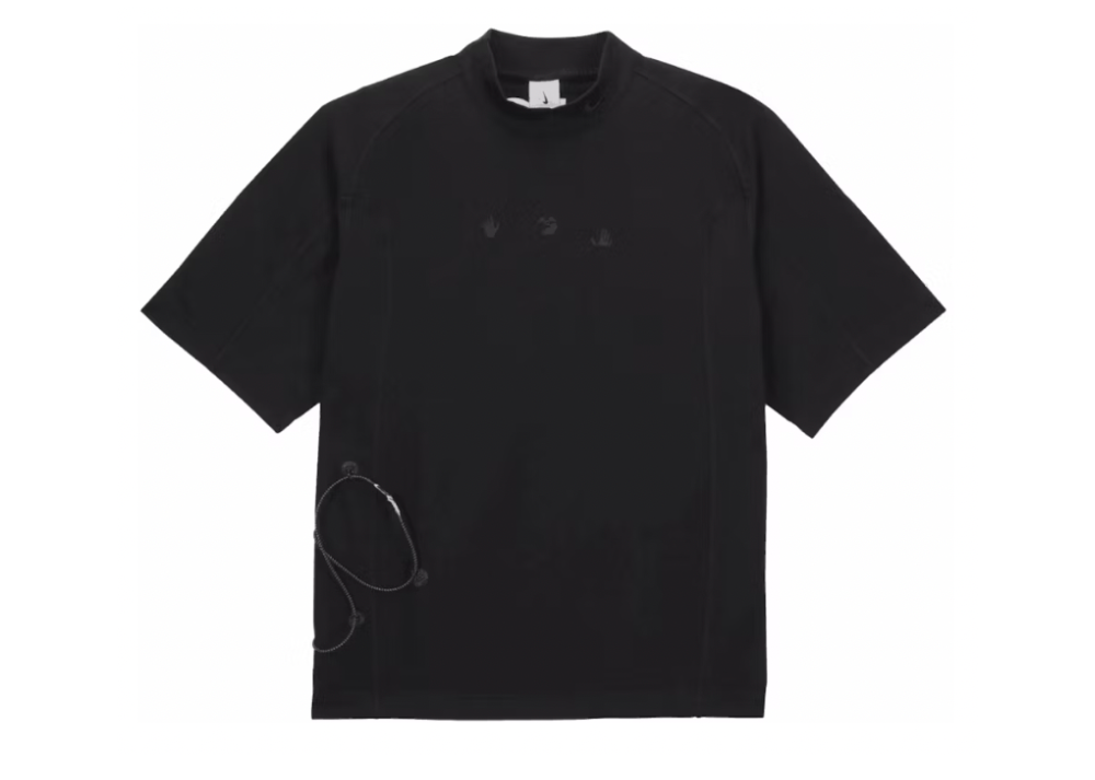 Nike x Off-White Short Sleeve Top Black (9864963391815)