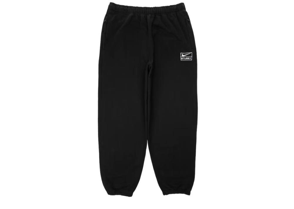 Nike x Stussy Washed Sweatpants Black (9865145745735)