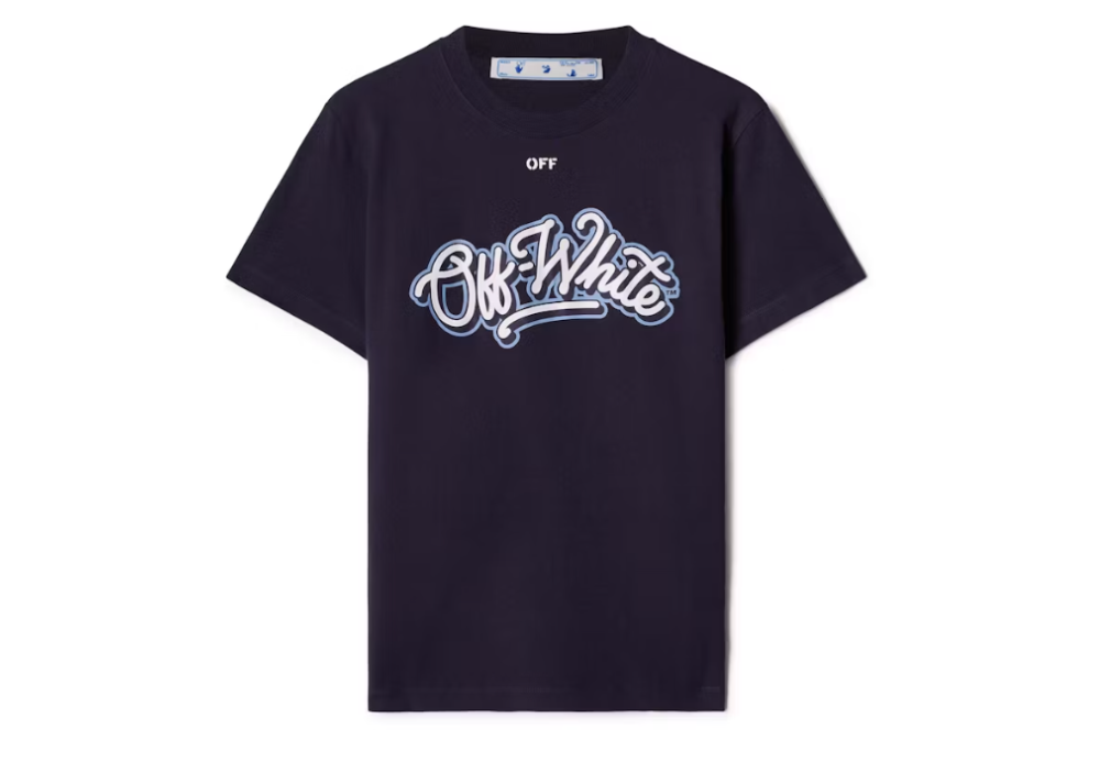 Off-White Chicago Bulls T-Shirt Navy/White/Light Blue (9864940355911)