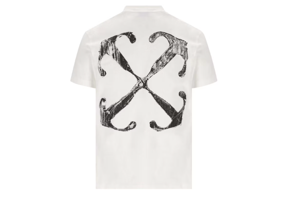 Off-White Scratch Arrow T-Shirt White (9864965751111)