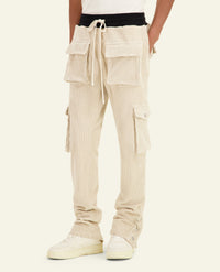 PANTALON CARGO FP VELOURS - BEIGE