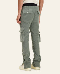 PANTALON CARGO FP VELOURS - KAKI