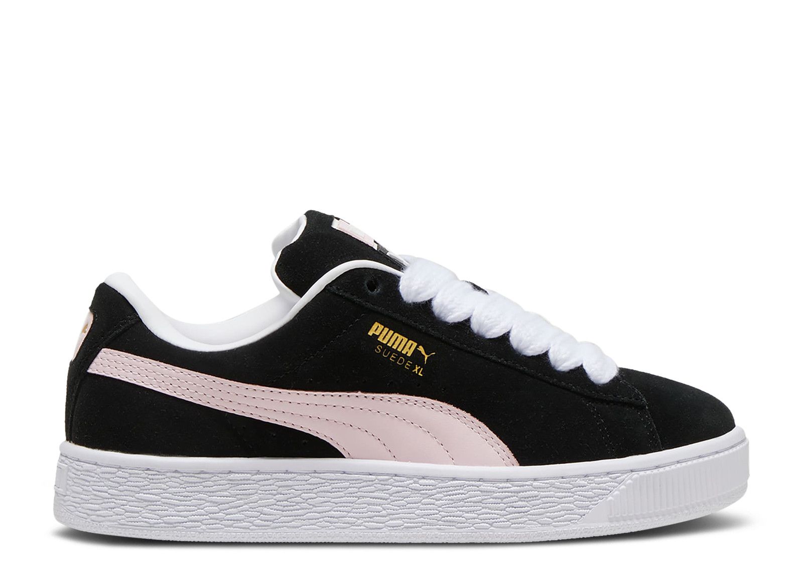 Puma Suede XL Black Whisp Of Pink (9916787458375)