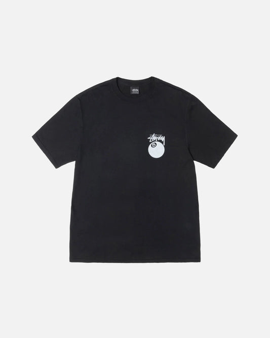 Stussy 8 Ball Tee Pigment  Dyed Black