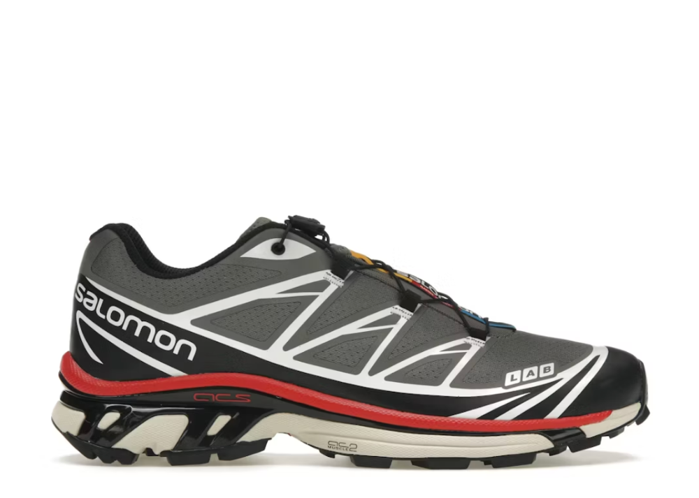 Salomon XT-6 Pewter Aurora Red (9864802795847)