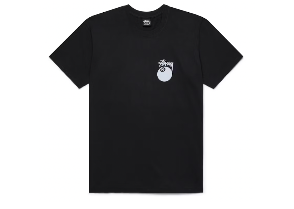 Stussy 8 Ball Pigment Dyed Tee Black (9864978497863)