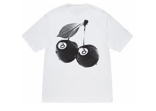 Stussy Cherries Tee White (9864964211015)