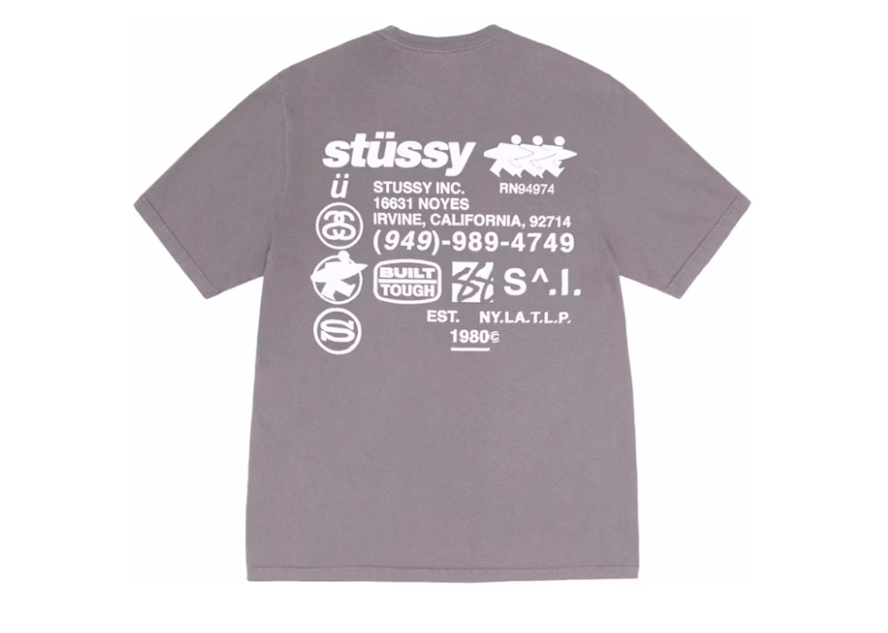 Stussy DNA Pigment Dyed Tee Shark (9864962736455)