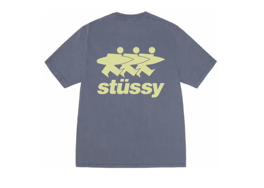 Stussy Surfwalk Pigment Dyed Tee Indigo (9864859124039)