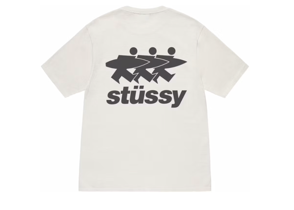 Stussy Surfwalk Pigment Dyed Tee Natural (9864938422599)