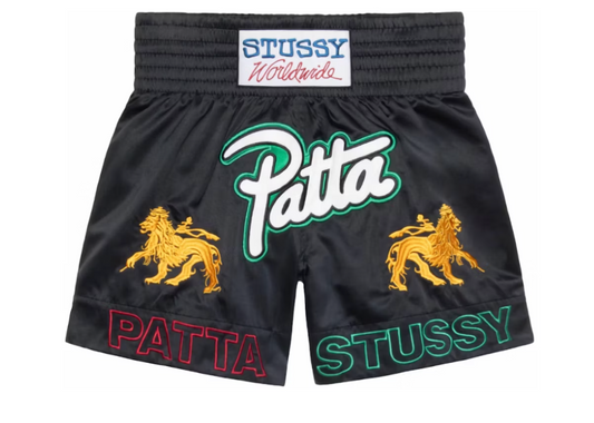 Stussy x Patta Boxing Short Black (9864976007495)