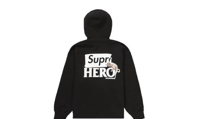 Antihero Hooded Sweatshirt Black