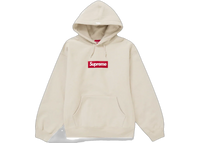 Supreme Box Logo Hooded Sweatshirt (FW24) Stone