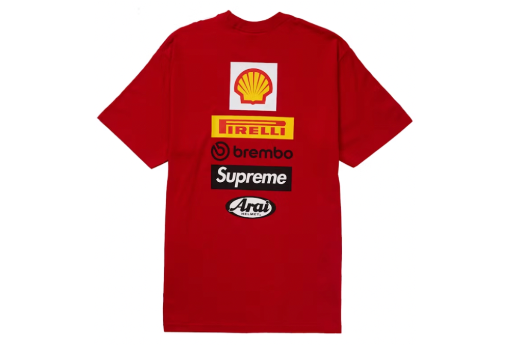 Supreme Ducati Logo Tee Red (9864962507079)