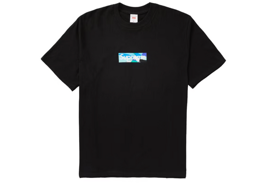 Supreme Emilio Pucci Box Logo Tee Black/Blue (9864981479751)