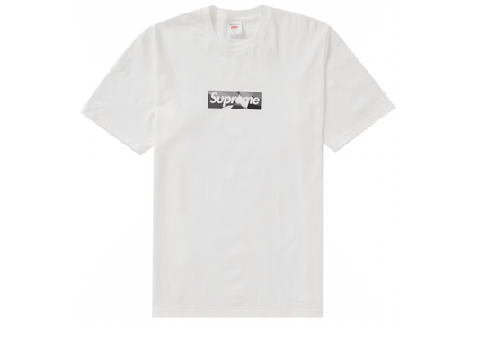 Supreme Emilio Pucci Box Logo Tee White/Black (9864977350983)