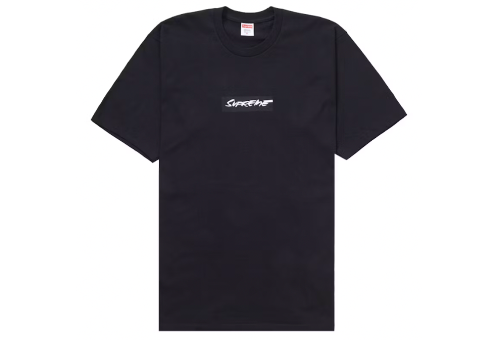 Supreme Futura Box Logo Tee Black (9864977514823)