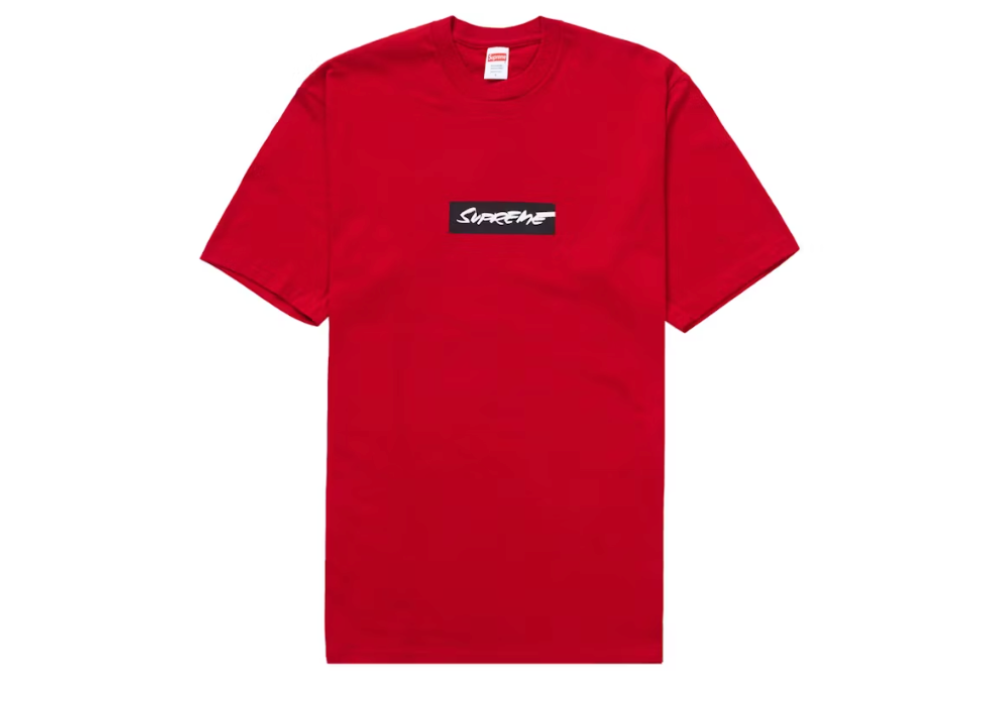 Supreme Futura Box Logo Tee Red (9864977580359)