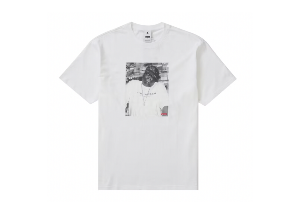 Supreme Jordan Biggie S/S Top White (9864798077255)