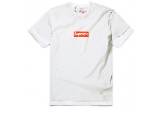 Supreme MM6 Maison Margiela Box Logo Tee White (9865437839687)