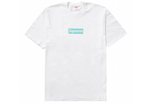 Supreme Tiffany & Co. Box Logo Tee White (9864980660551)