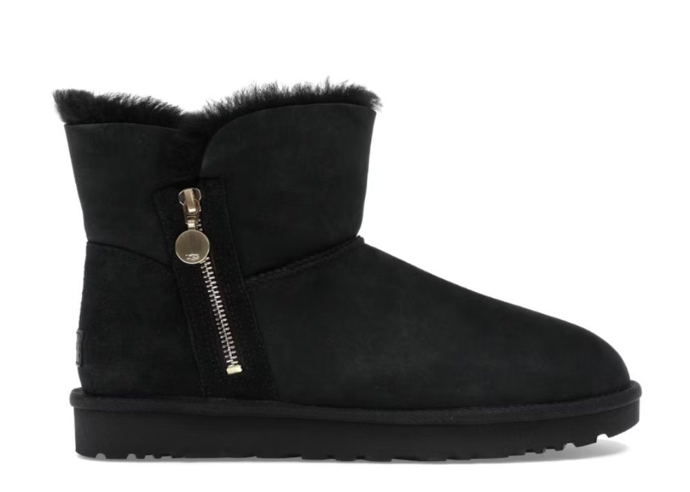 UGG Bailey Zip Mini Boot Black (10004613366087)