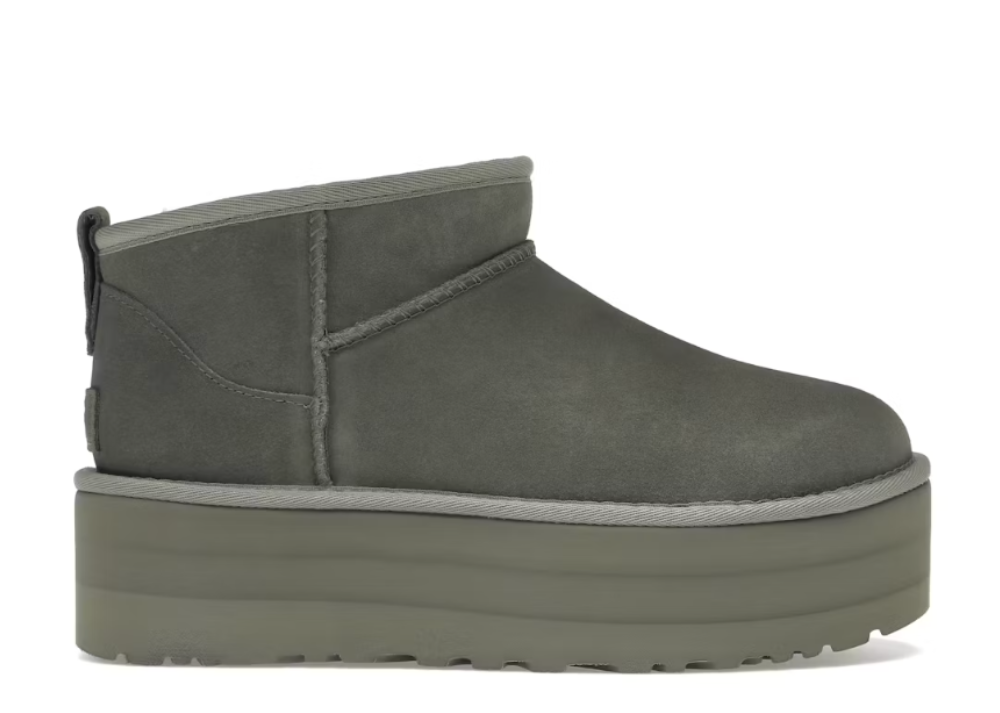 UGG Classic Ultra Mini Platform Boot Moss Green (9916779692359)