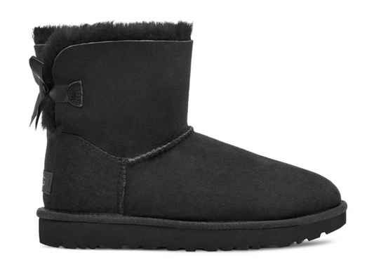 UGG Mini Bailey Bow II Black (9916765634887)