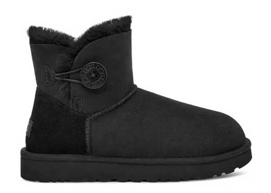 UGG Mini Bailey Button Boot Black (10004613267783)