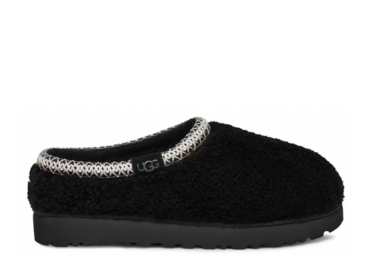 UGG Tasman Maxi Curly Slipper Black (9864835760455)