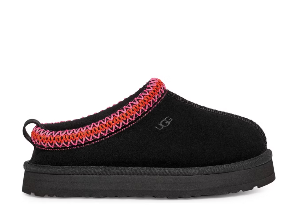 UGG Tazz Slipper Black Multi (Kids) (9868307267911)