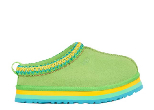 UGG Tazz Slipper Green Multi (Kids) (9916777660743)