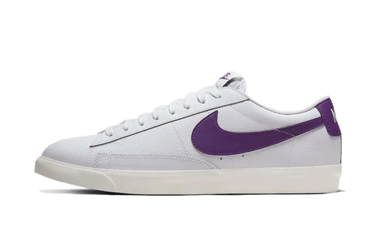 Blazer Low Leather White Purple (8386765226311)