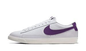 Blazer Low Leather White Purple (8386765226311)