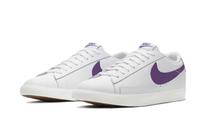 Blazer Low Leather White Purple (8386765226311)