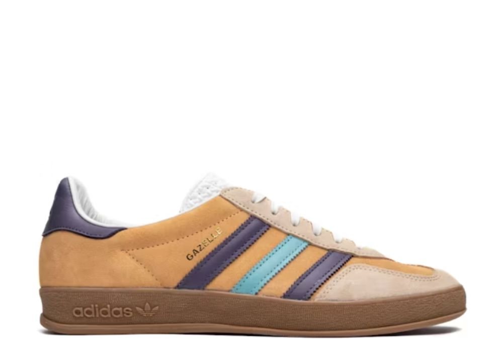 Adidas Gazelle Indoor Glow Orange Shadow Violet (9865552331079)