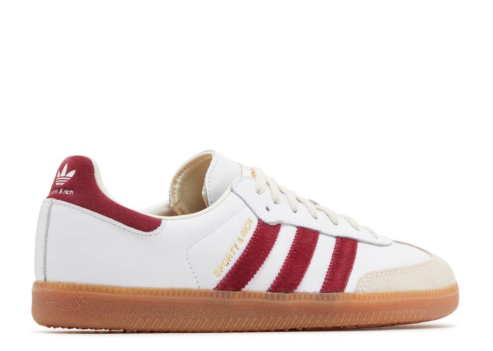 Adidas Samba OG Sporty & Rich White Core Burgundy (9865584804167)