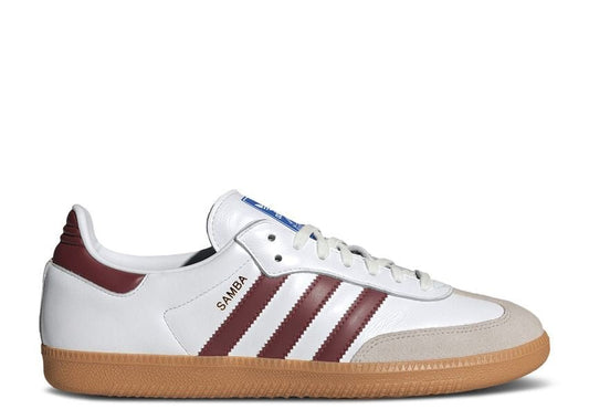 Adidas Samba OG White Burgundy Gum (9865561735495)